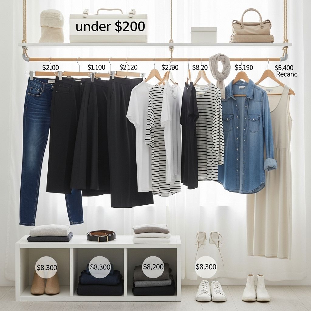Build A Stylish Capsule Wardrobe For Just $200 - Graphic Folks