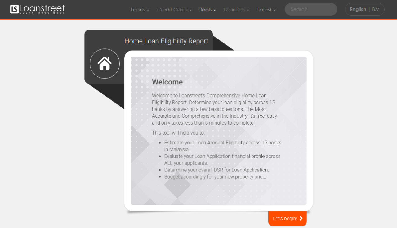 Home Loan Eligibility Report